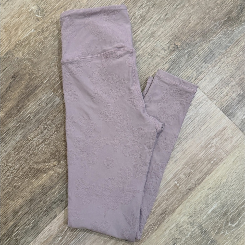 Mono B Lavender Floral Leggings